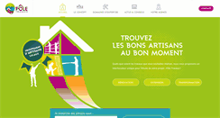 Desktop Screenshot of poletravaux.com